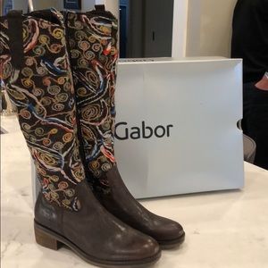 Gabor Embroidered Riding Boot-BRAND NEW!